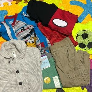 2T boys lot. Cat & jack, Carters, Disney